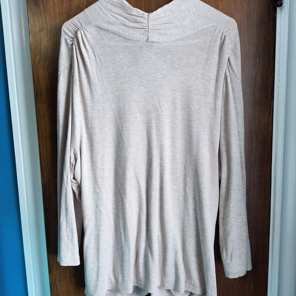 Light Beige Ruched Tunic - Picture 3 of 3